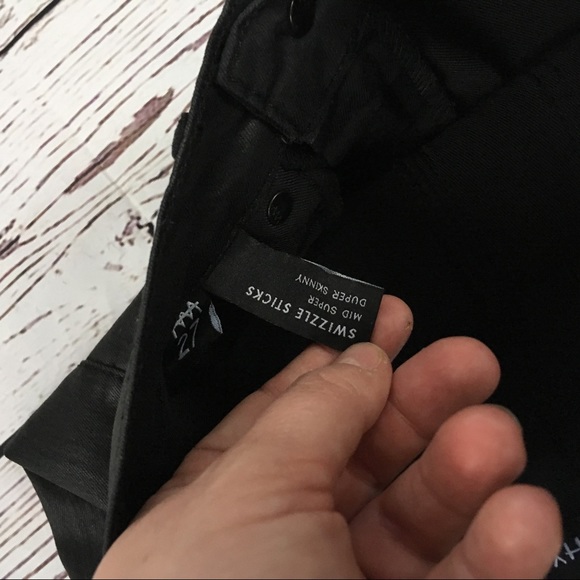 Zee Gee Why swizzle sticks coated jeans 27 NWT - Picture 8 of 8